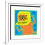 Untitled Pop Art-Keith Haring-Framed Giclee Print