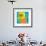 Untitled Pop Art-Keith Haring-Framed Giclee Print displayed on a wall