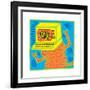 Untitled Pop Art-Keith Haring-Framed Giclee Print