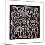 Untitled Pop Art-Keith Haring-Mounted Premium Giclee Print