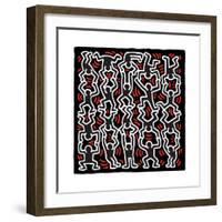 Untitled Pop Art-Keith Haring-Framed Giclee Print