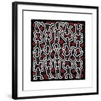 Untitled Pop Art-Keith Haring-Framed Giclee Print