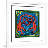 Untitled Pop Art-Keith Haring-Framed Giclee Print