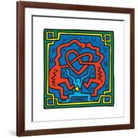 Untitled Pop Art-Keith Haring-Framed Giclee Print