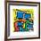 Untitled Pop Art-Keith Haring-Framed Giclee Print