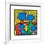 Untitled Pop Art-Keith Haring-Framed Giclee Print