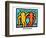 Untitled Pop Art-Keith Haring-Framed Premium Giclee Print