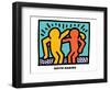 Untitled Pop Art-Keith Haring-Framed Premium Giclee Print