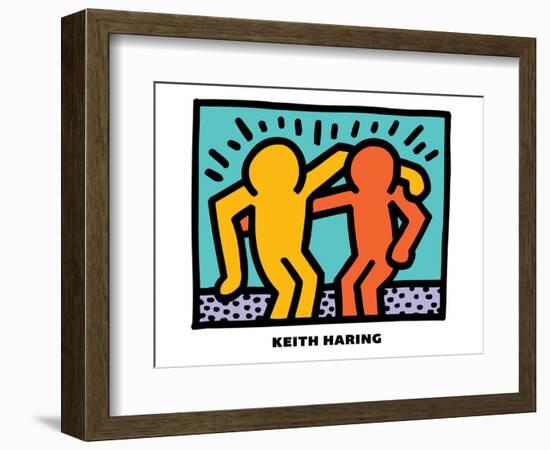 Untitled Pop Art-Keith Haring-Framed Giclee Print