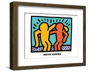 Untitled Pop Art-Keith Haring-Framed Giclee Print