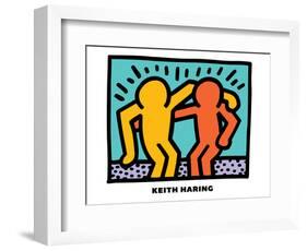 Untitled Pop Art-Keith Haring-Framed Giclee Print