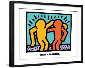 Untitled Pop Art-Keith Haring-Framed Giclee Print