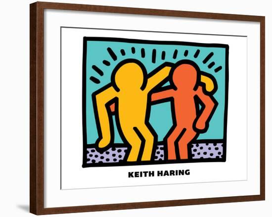 Untitled Pop Art-Keith Haring-Framed Giclee Print