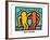 Untitled Pop Art-Keith Haring-Framed Giclee Print