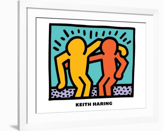 Untitled Pop Art-Keith Haring-Framed Giclee Print