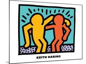 Untitled Pop Art-Keith Haring-Mounted Giclee Print