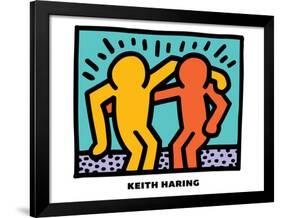 Untitled Pop Art-Keith Haring-Framed Giclee Print