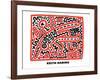 Untitled Pop Art-Keith Haring-Framed Giclee Print