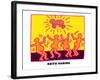 Untitled Pop Art-Keith Haring-Framed Giclee Print