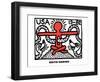 Untitled Pop Art-Keith Haring-Framed Premium Giclee Print