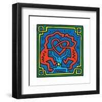 Untitled Pop Art-Keith Haring-Framed Giclee Print