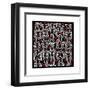 Untitled Pop Art-Keith Haring-Framed Giclee Print