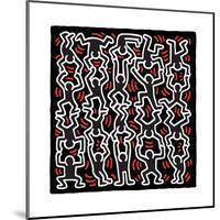 Untitled Pop Art-Keith Haring-Mounted Giclee Print
