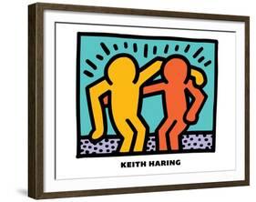 Untitled Pop Art-Keith Haring-Framed Giclee Print