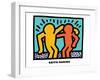 Untitled Pop Art-Keith Haring-Framed Giclee Print