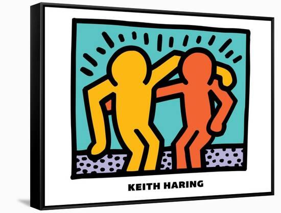Untitled Pop Art-Keith Haring-Framed Stretched Canvas