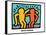 Untitled Pop Art-Keith Haring-Framed Stretched Canvas