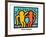 Untitled Pop Art-Keith Haring-Framed Giclee Print