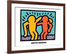 Untitled Pop Art-Keith Haring-Framed Giclee Print