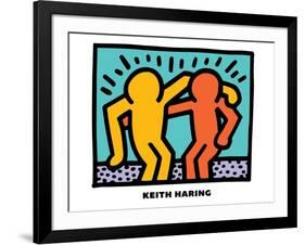 Untitled Pop Art-Keith Haring-Framed Giclee Print