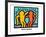 Untitled Pop Art-Keith Haring-Framed Giclee Print