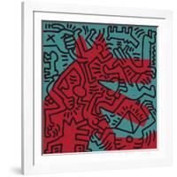 Untitled Pop Art-Keith Haring-Framed Giclee Print