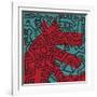 Untitled Pop Art-Keith Haring-Framed Giclee Print