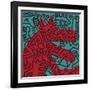 Untitled Pop Art-Keith Haring-Framed Giclee Print