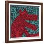 Untitled Pop Art-Keith Haring-Framed Premium Giclee Print