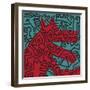 Untitled Pop Art-Keith Haring-Framed Giclee Print