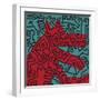 Untitled Pop Art-Keith Haring-Framed Giclee Print