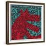 Untitled Pop Art-Keith Haring-Framed Giclee Print