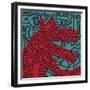 Untitled Pop Art-Keith Haring-Framed Giclee Print