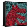 Untitled Pop Art-Keith Haring-Framed Stretched Canvas