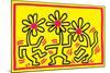 Untitled Pop Art-Keith Haring-Mounted Premium Giclee Print