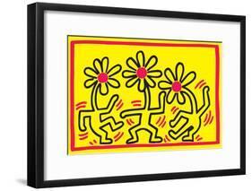 Untitled Pop Art-Keith Haring-Framed Giclee Print