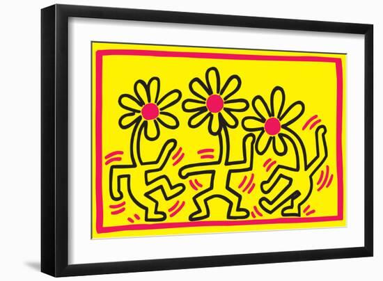 Untitled Pop Art-Keith Haring-Framed Giclee Print