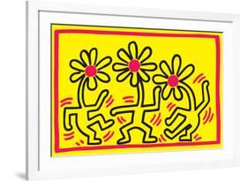 Untitled Pop Art-Keith Haring-Framed Giclee Print