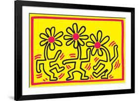 Untitled Pop Art-Keith Haring-Framed Giclee Print