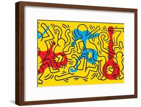 Untitled Pop Art-Keith Haring-Framed Giclee Print